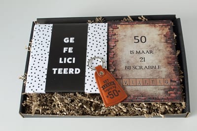 Brievenbus cadeau 50e verjaardag - cadeau abraham - cadeau sarah