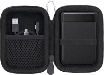 Duurzame Harde Draagtas voor Voice Recorder met Karabijnhaak - Beschermhoes voor Audio Recorder