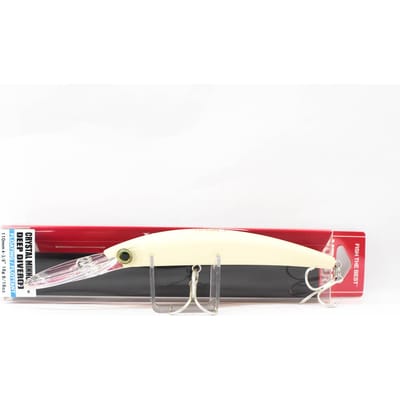 Leurre flottant Yo Zuri Crystal Minnow DD 110 mm R1135-BONE (0963)