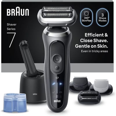 Braun Series 7 72-G7865CC - Elektrisch Scheerapparaat voor mannen - SmartCare Center - Baardtrimmer Opzetstuk - 100% Waterdicht