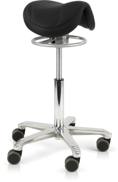 Score Amazone Balance Ergonomische Zadelkruk – Stamskin Zwart