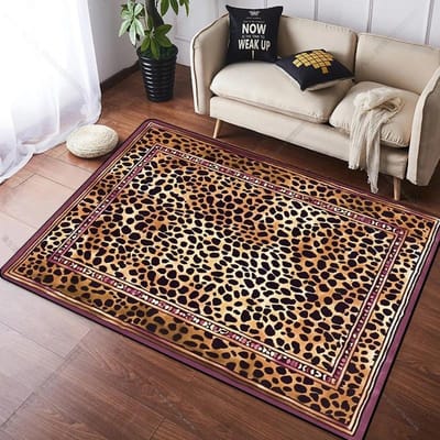 Abstracte Stijl Luipaard Zacht Tapijt Woonkamer Decoratie Woonbankgebied Groot Bank Zijtapijt Antislip Slaapkamer Vloermat Wasbaar 60*90cm
