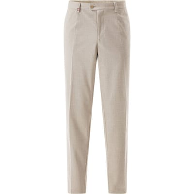 Broek met labeldetail model 'Orlando'