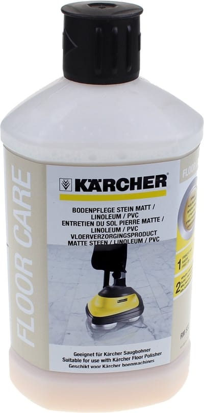 Kärcher Vloerverzorging Matte Steen / Linoleum / PVC RM 532, 1L - FP 303 - Verwijdert loopsporen - Vernieuwing glanslaag