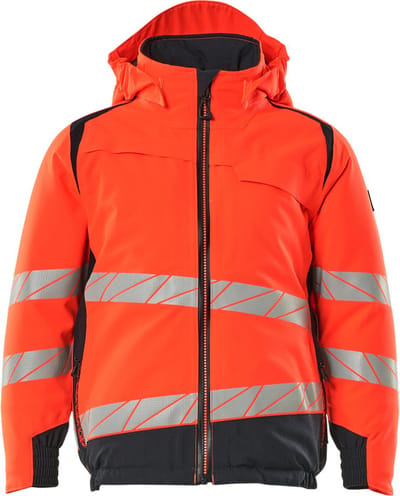 Mascot Accelerate Safe Winterjas voor kinderen 19935-449 - hi-vis rood/donkermarine - 104