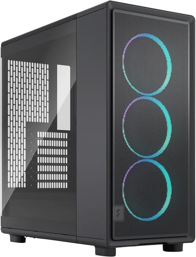 Fractal Design Epoch Black TG RGB - Case - Miditower - Zwart