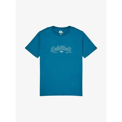 Quiksilver Dang T-shirt Met Korte Mouwen Blauw 14 Years Jongen