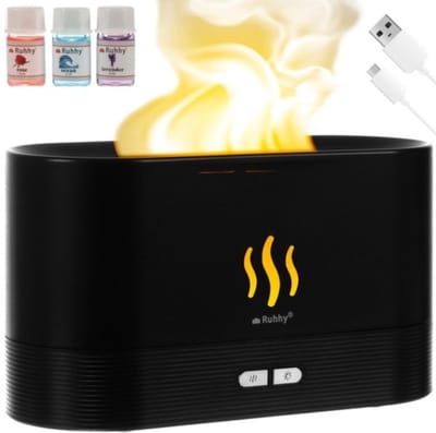 Ruhhy Aroma Diffuser & Luchtbevochtiger 22542 - RGB LED-verlichting - Fluisterstil - Energiezuinig
