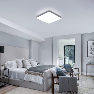Haobosic - 36W LED Plafondlamp - 3.5CM Ultra Dun - 6500K Koel Wit - Voor Badkamer/Woonkamer