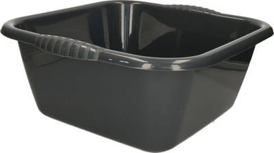 Afwasbak teil - 20 liter - antraciet - kunststof - 46 x 42,5 x 16 cm