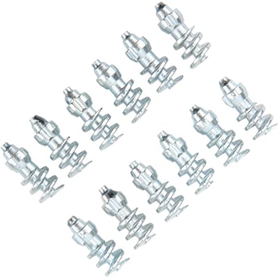 Lot de 50 clous de roue antidérapants en acier tungstène pour pneus de camion white