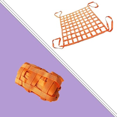 Vracht Hefnet - Laadnet Spanband - Goederen Transport - Hoge Trekkracht Polyester - 2 x 2 Meter 2.5t