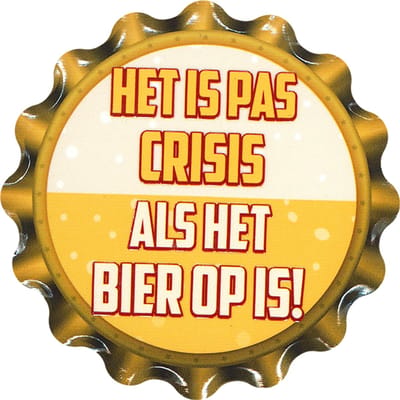 Cap coaster - Crisis