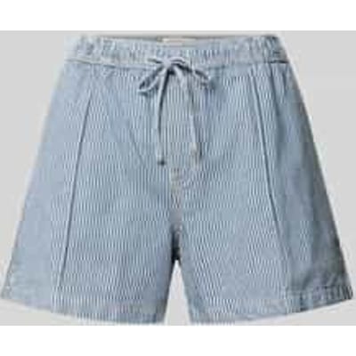 Shorts met elastische boord en trekkoord