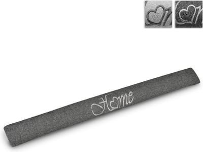 Beautissu Tochtstopper Deur Tuuli HO - 8 x 90 cm – Tochthond Antraciet – Tochtkussen voor Deur en Ramen - Tochtrol