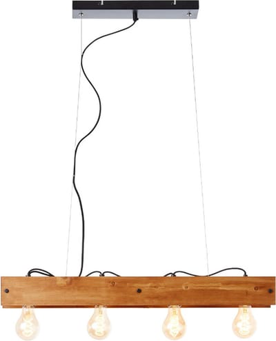 Brilliant Calandra - Hanglamp - Zwart;Bruin