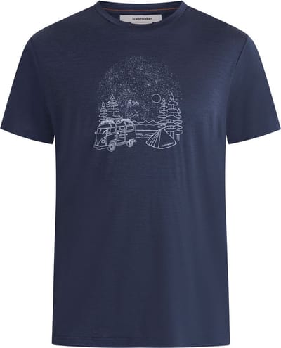 Icebreaker M Mer 150 Tech Lite III SS Tee Van Camp - - Outdoor Kleding - Fleeces en Truien - T-Shirt