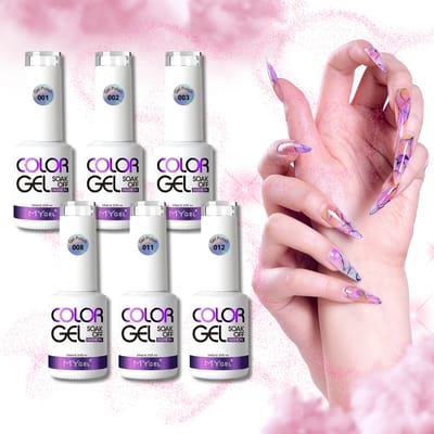 Guardian Beauty Top Coat Set - Met Glitter - #01, #02, #03, #08, #011, #012 - 15ml - UV Gel Nagellak