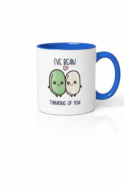 I'VE BEAN THINKING OF YOU Mok | Grappige Bonen Koffiemok | Lief Cadeau voor Jou