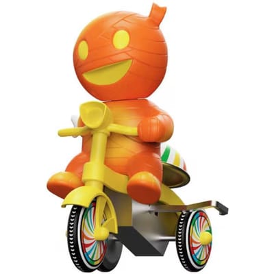 Super7 Super Cycles Mummy Boy (Orange with Yellow Trike)