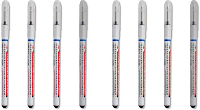 MTTproducts- Permanente Marker - 8 Stuks - Extra Lange Punt - Waterdicht - Sneldrogend - Geschikt voor Diverse Materialen - 0,7-1 mm Looddiameter - Markeerstift