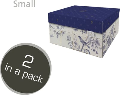 Dutch Design Brand - Dutch Design Storage Box Small - Opbergdoos - Opbergbox - Bewaardoos - Delfs Blauw - Holland - Tegeltjes - Royal Dutch