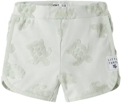 Name It - Broek - NBMJOSH - Badstof - Schildpadjes - Pale Aqua - Maat 62