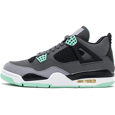 Jordan 4 Retro Green Glow 308497-033 42.5 black
