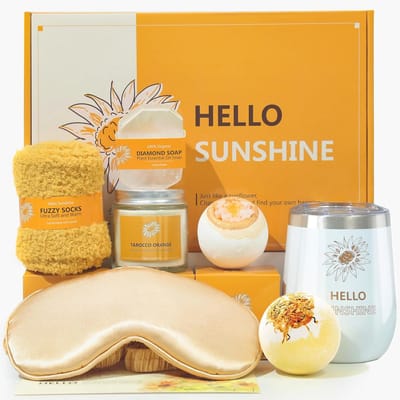 Geschenkdoos Vrouwen - Verwenpakket Spa - Moment van Ontspanning - Unieke Designs - 1040 gram - Multicolor
