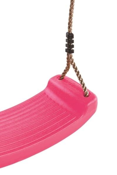 Kunststof Schommelzitje Roze met PP touwen