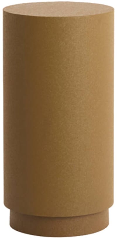 ALURIA zuil metaal mat karamel Ø30x60 cm decoratieve zuil - Light & Living