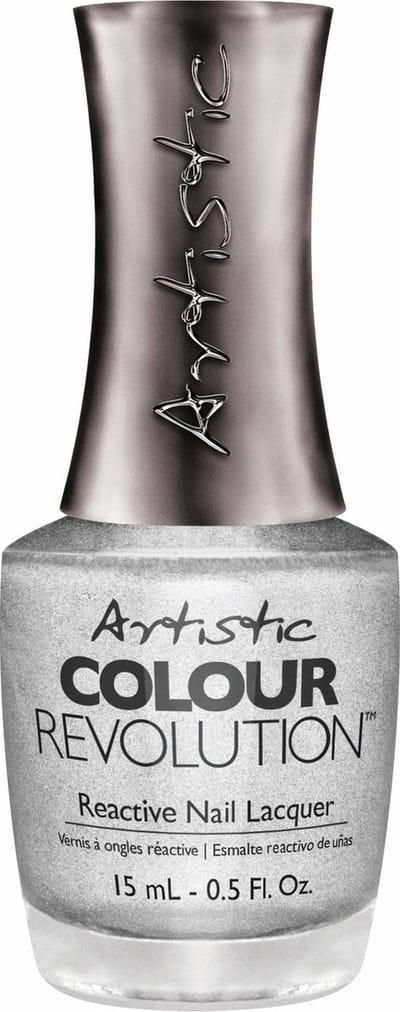 Artistic Nail Design Colour Revolution ' Stage Dive ' ( Zilver Shimmer )