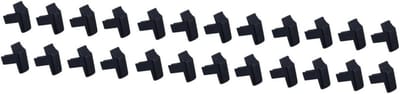 Ladder Accessoires - Telescopische ladder onderdelen - Veilig werken - Directe vervanging - 24 stuks - Zwart