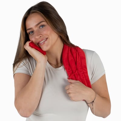 Chillaxy Pittenzak- Kersenpitkussen Langwerpig - Pittenkussen - Warmtekussen Magnetron - Rood