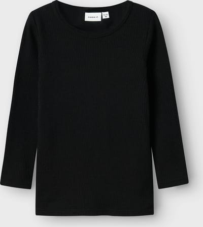 NAME IT - NMNWAX WOOL RIB LS TOP NOOS - Unisex - Lange mouwen shirts