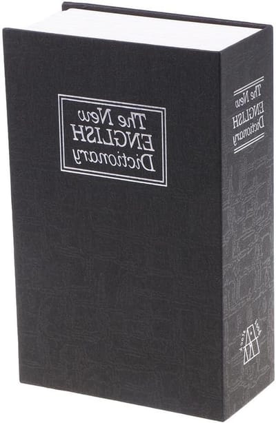 Boek Kluis - Geheime Opberger - Veilig Sparen - Cijferslot - 18 cm - Zwart