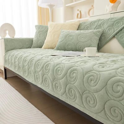 Winter Korte Pluche Antislip Bankkussen Warm Woonkamer Bankhoes Flanel Verdikt Zacht Armleuning Rugleuning Kussenhoes 70x70cm 1pcs