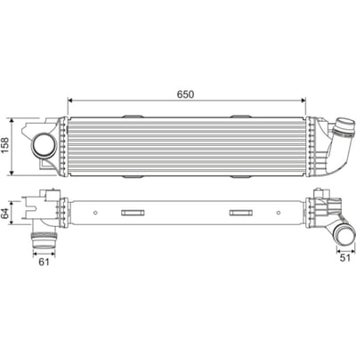 Intercooler VALEO 818299