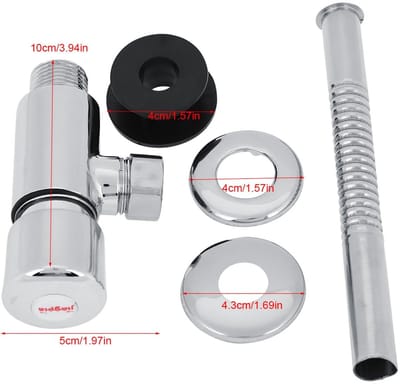 Dailygoods- Spoelklep Duurzaam - Urinoir Spoelklep - Toilet Spoelklep - Corrosiebestendig - Gemakkelijk te installeren - Geschikt voor thuis en kantoor - Toiletklep