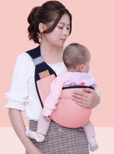 Babydrager Roze - Draagzak Rugzak Katoen voor pasgeboren tot peuters ,Baby carrier, ergonomic baby carrier - Kinderkraft baby carrier