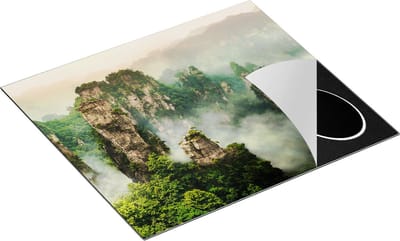 Chefcare Inductie Beschermer Zhangjiajie Klif Bergen in China - 60x50 cm - Afdekplaat Inductie - Kookplaat Beschermer - Inductie Mat