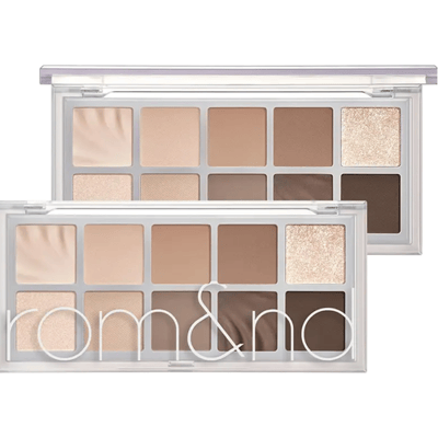 rom&nd BETTER THAN PALETTE 00-09/11-13, Geïnspireerd door de Natuur, Alle Passende Kleuren, Geschikt voor Beginners, Multi-Gebruik, K-Beauty, Koreaanse Make-up 12 SANDED BREEZE GARDEN
