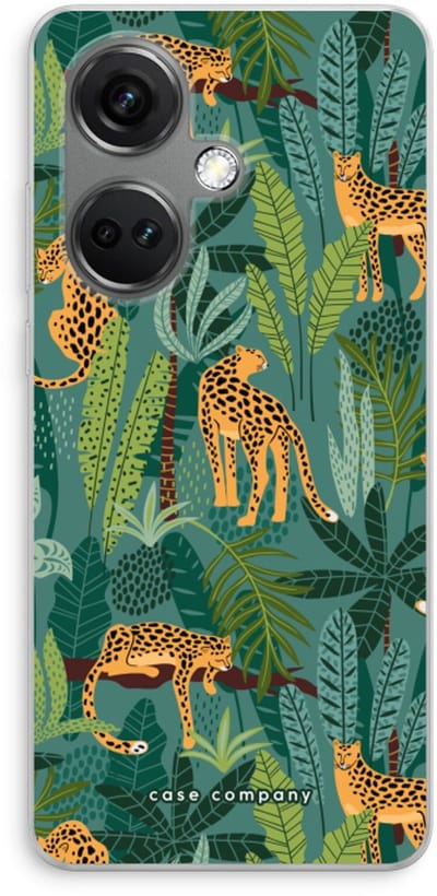 Case Company® - Hoesje geschikt voor OnePlus Nord CE 3 hoesje - Luipaard 2 - Soft Cover Telefoonhoesje - Bescherming aan alle Kanten en Schermrand