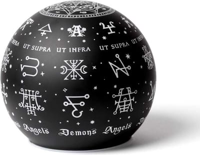 Alchemy - Angels & Demons Globe Light Tafellamp - Zwart