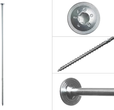Wovar Tellerkopschroeven Verzinkt 8.0 x 400 mm Torx 40 | Doos 50 Stuks