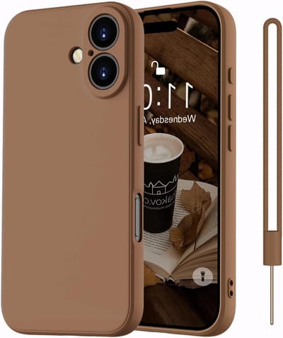 Allecto Plus - Siliconen hoes met microvezel voor iPhone 16 - Camera bescherming - Krasbestendig - Stootvast