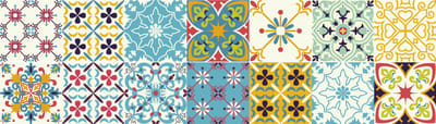 Zelfklevende stickers voor traptreden en stootborden - AGUEDA - 2 stroken van 14x98cm