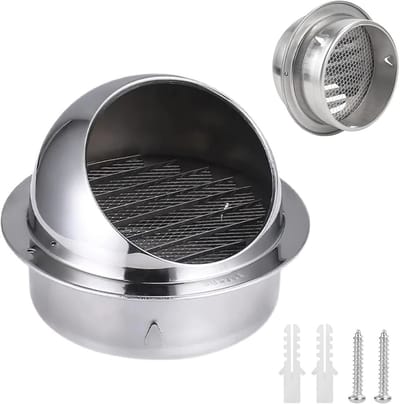 Verstelbaar ventilatierooster 120 mm voor afzuigsystemen