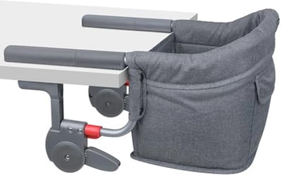 Draagbare Clip-On Kinderstoel voor Baby's en Peuters - Opvouwbare Tafelstoel met Opbergtas