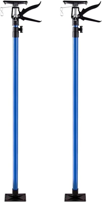 Telescopische montagesteunen voor plafondinstallatie - 115-290 cm - eenhandsbediening - antislip